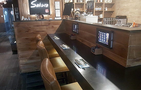 Restaurant Bar with Wall-Mounted Ordering Tablets | Sprocket