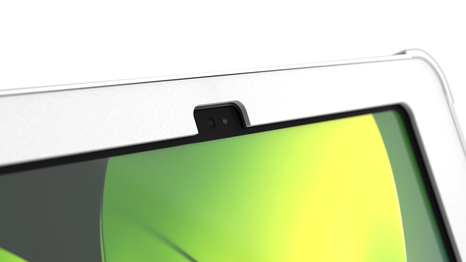 Sprocket X Series Lockable Tablet Holders Product Feature |Tablet's Front Facing Camera is Exposed.