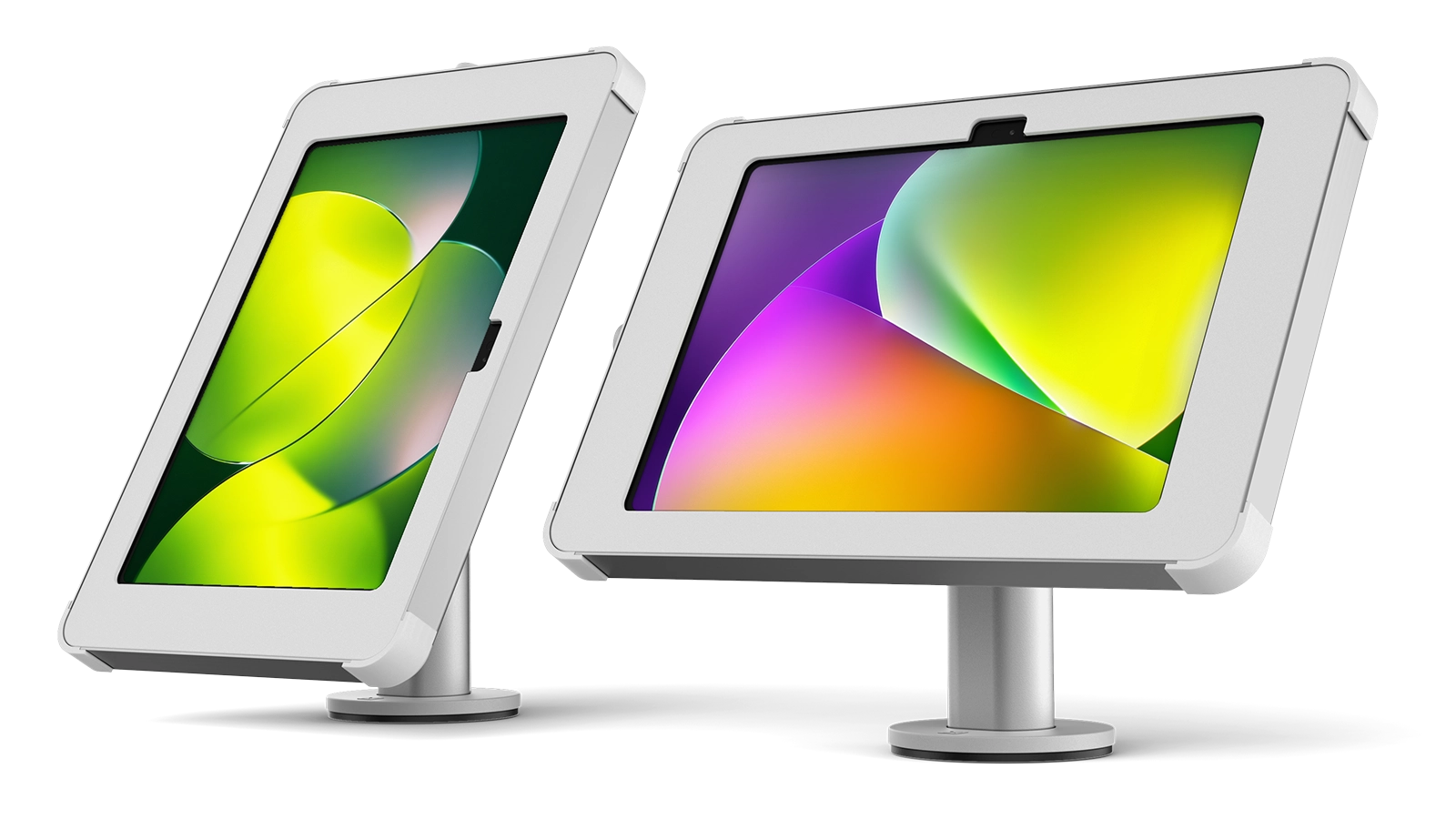 Sprocket X Series Lockable Tablet Holders can be mounted in a Portrait or Landscape Orientation