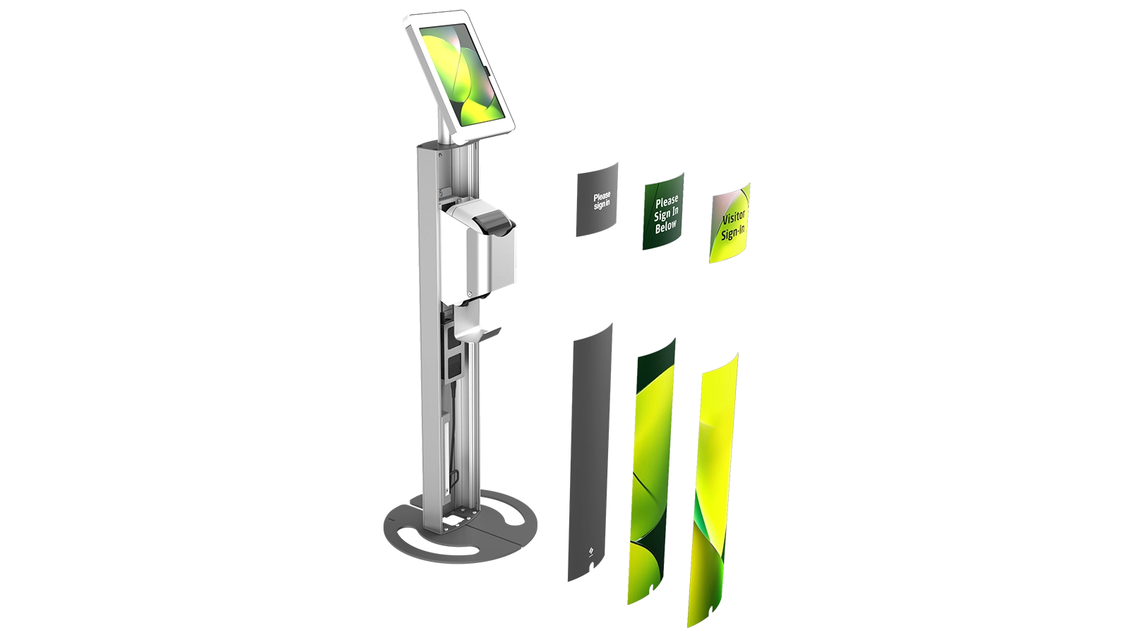 T10 Branding | Digital Sign-In Kiosk with Modular Panels | Sprocket