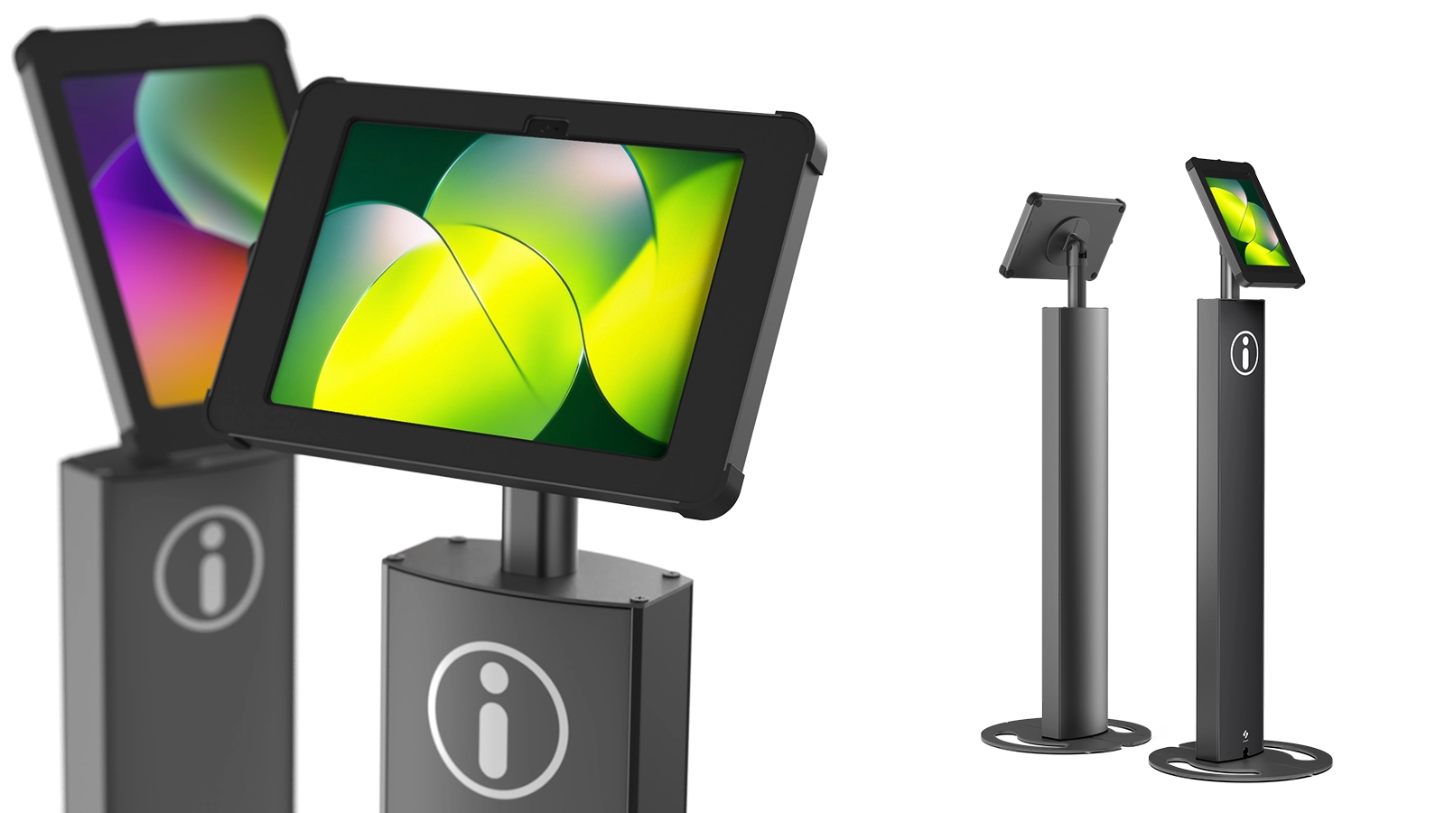 Black Tablet Information Kiosk | T10 Comp - Sprocket